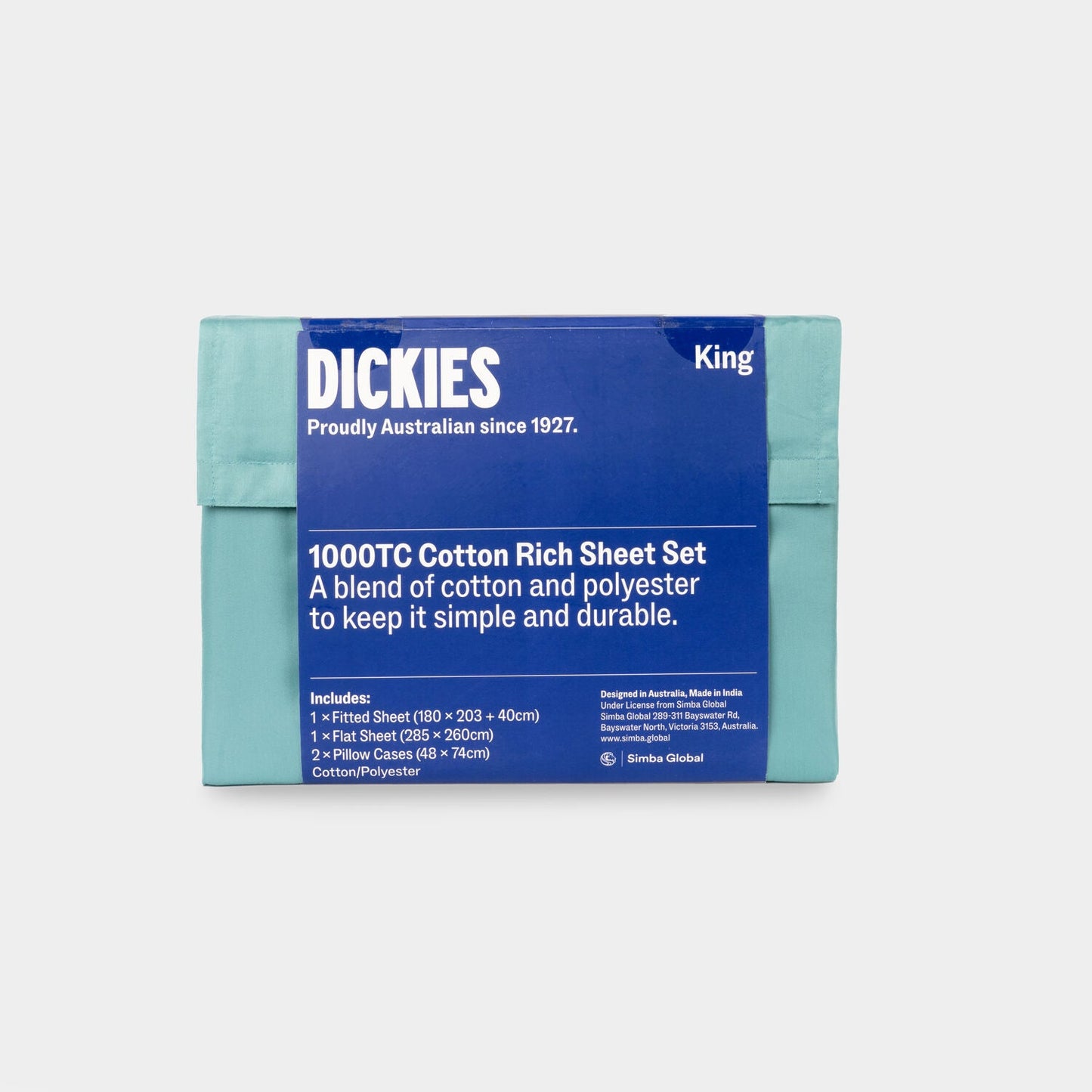 Dickies 1000TC  Sheet Set- Seafoam